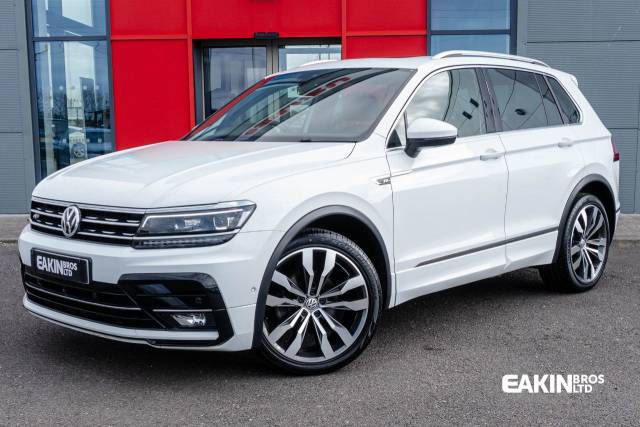 Volkswagen Tiguan 2.0 TDi 150 R-Line Tech 5dr Estate Diesel White