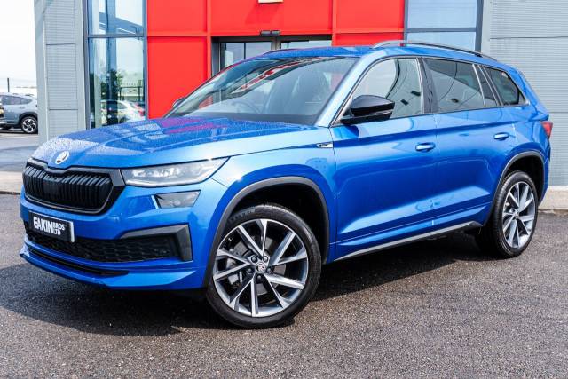 Skoda Kodiaq 2.0 TDI 200 Sport Line 4x4 5dr DSG [7 Seat] Estate Diesel Blue