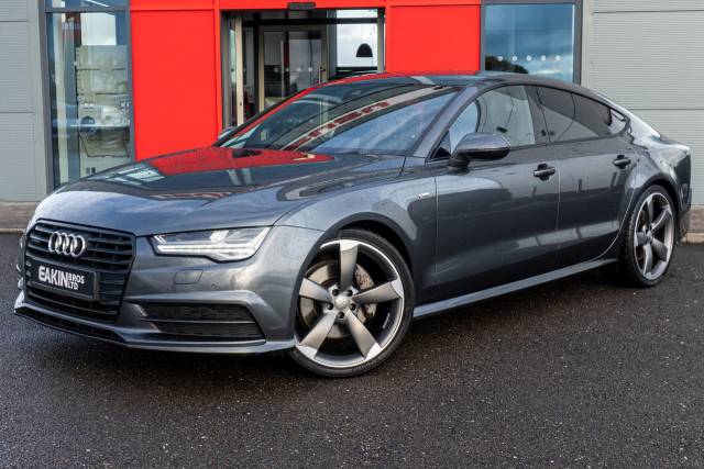 Audi A7 3.0 TDI Quattro 272 Black Edition 5dr S Tronic Hatchback Diesel Grey