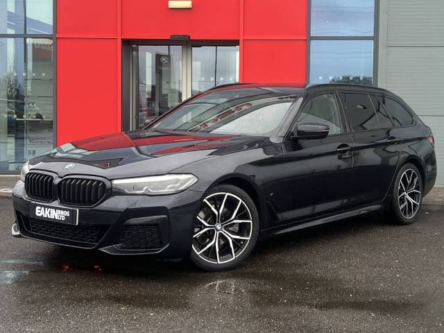 BMW 5 Series 2.0 520d MHT M Sport 5dr Step Auto Estate Diesel Black