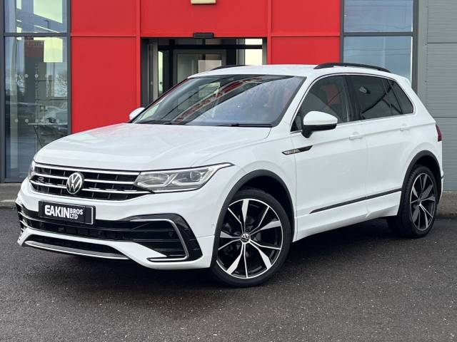 Volkswagen Tiguan 2.0 TDI R-Line 5dr DSG Estate Diesel White