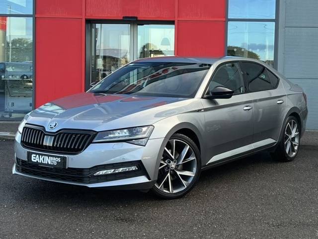 Skoda Superb 2.0 TSI 190 Sport Line Plus 5dr DSG Hatchback Petrol Grey