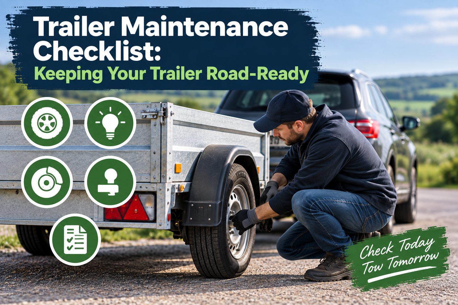 Trailer Maintenance Checklist: Keeping Your Brian James Trailer Road-Ready