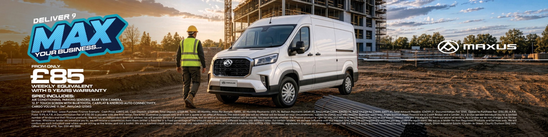 Maxus Deliver 9 Q4 banner standard